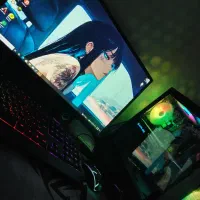 سیستم گیمینگ (با مانیتور و لوازم)