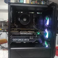 کیس کامپیوتر گیمینگ تمام قطعات با جعبه