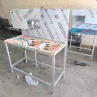 دو لگن تک سینک دار سینکدار مرغ خردکن خرد کن تکه بر
