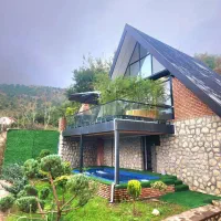 کلبه جنگلی تراس