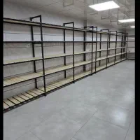 / شلف طبقاتی چوب و فلز