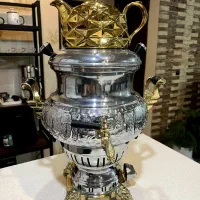 سماور سه تیکه گازی 6 لیتری تابا