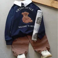 ست لباس تدی بچگانه شیک عیدانه