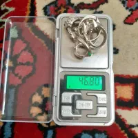 رکاب نقره خالی بدون نگین کاملاً نو و استفاده نشده
