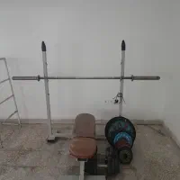 میز پرس سینه هالتر دمبل وزنه