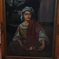 تابلو نقاشی روی پارچه