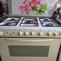 گاز فر دار مارک معروف آلیش ۵ شعله وترموکوبل سالم