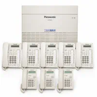 سانترال پاناسونیک KX-TES824 به همراه ۱۱ تلفن