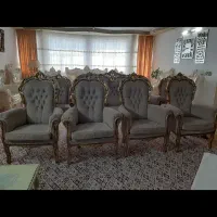 مبل سلطنتی ۹ نفره کارکرده