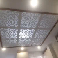 نصب و اجرای سقف کاذب . دستشویی حمام