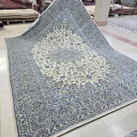 دوجفت فرش دستباف کاشان ربّانی گوشتی