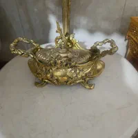 سماور زغالی گلاب پاش میوه خوری عطیقه مسی قدیمی