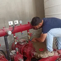 الو تاسیسات خدمات پمپ آب آب شیرین کن و پکیج