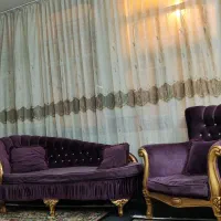 مبل سلطنتی ۷ نفره بنفش