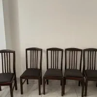 ۶عدد صندلی چوبی