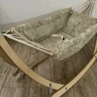 تخت نوجوان . تخت نوزاد . ننو چوبی درجه یک