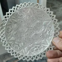 سینی  و پیش دستی ورشو  قلمزنی کار‌دست بی نظیر