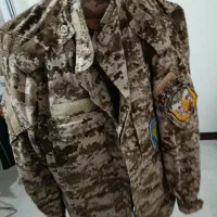 لباس دیجیتال خاکی با پوتین