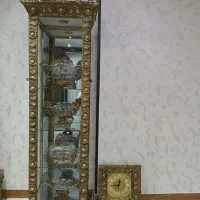 بوفه برنجی اصل و مجسمه ماهی مسی برنجی