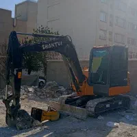 خاکبرداری گودبرداری مینی بیل و پیکور . پاکت