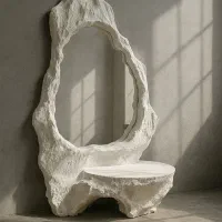 آینه قدی طرح سنگ