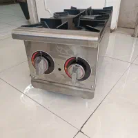 اجاق گاز صنعتی دو شعله استیل سنگین