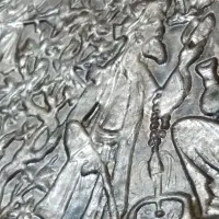 سینی مسی قلم کاری قدیمی