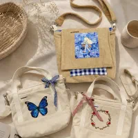 کیف پارچه‌ای دخترانه جادار و سبک