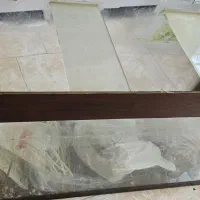 آکواریوم با 7 کیلو شن مخلو و صدف
