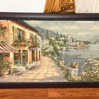 تابلو دست دوم طرح کافه فرانسه ۱۴۰ در ۹۰