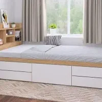 تو لیدی تخت خواب یکنفره بدون واسطه تخت باکسدار