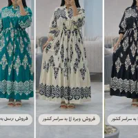 پیراهن زنانه ترک مناسب مدیوم تا2xتا2xکیفیت بالا