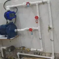 کلیه تاسیسات انواع لوله کشی نصب پمپ و..ضمانتی