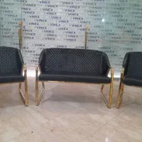 نیم ست اداری کلاسیک کد oi8/نقره ای و طلایی
