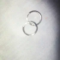 گوشواره حلقه ای نقره