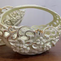 ۳عدد چینی گل برجسته تمیز ونو
