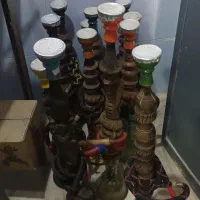 ۱۲ عدد قلیان قهوه خانه تمیز