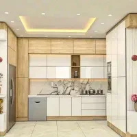 نصب کابینت کمد دیواری درب اتاق خواب