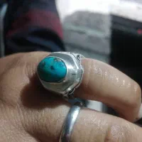 انگشتر نقره  فیروزه نیشابور اصل