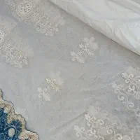 پرده مدل کتیبه ای  ،کاملا سالم دوخته شده آماده نصب