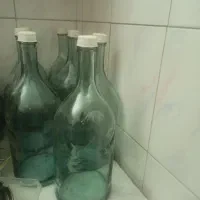 بطری شیشه ای دو لیتری