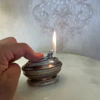 فندک نوربلین سیلور پلیت ronson انگلیس کلکسیونی