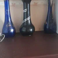 گلدان دکوری آبی