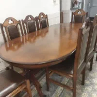 میز ناهارخوری چوبی 8 نفره