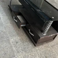 میز تلیوزیون شیشه ای