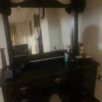 آینه کنسول هفت کشو چوبی