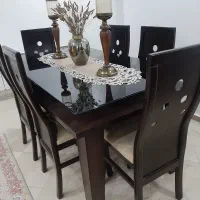 میز ناهار خوری ۶ نفره در حد نو