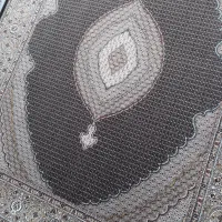فرش دایره ۳متری ماهی مرینوس بافت ۱۰۰۰شانه نخ