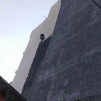 سیمانکاری بدون داربست باتکنیک راپل