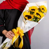 گل تازه آفتابگردان